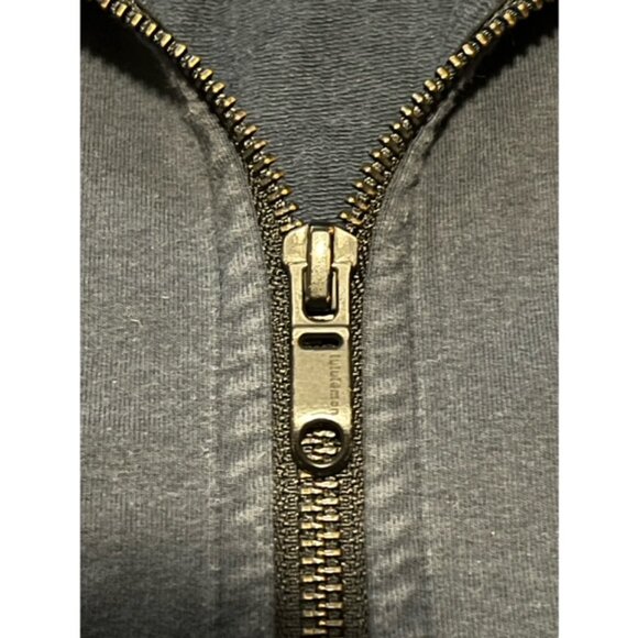 Lululemon Men's Black Iris Blue Studio Full Zip Hoodie Size Medium Worn - Picture 6 of 6